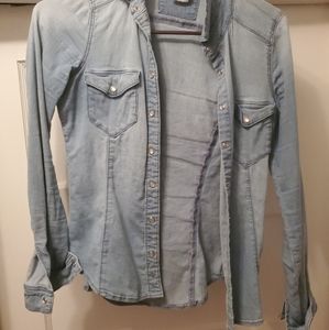 Snap up Jean shirt